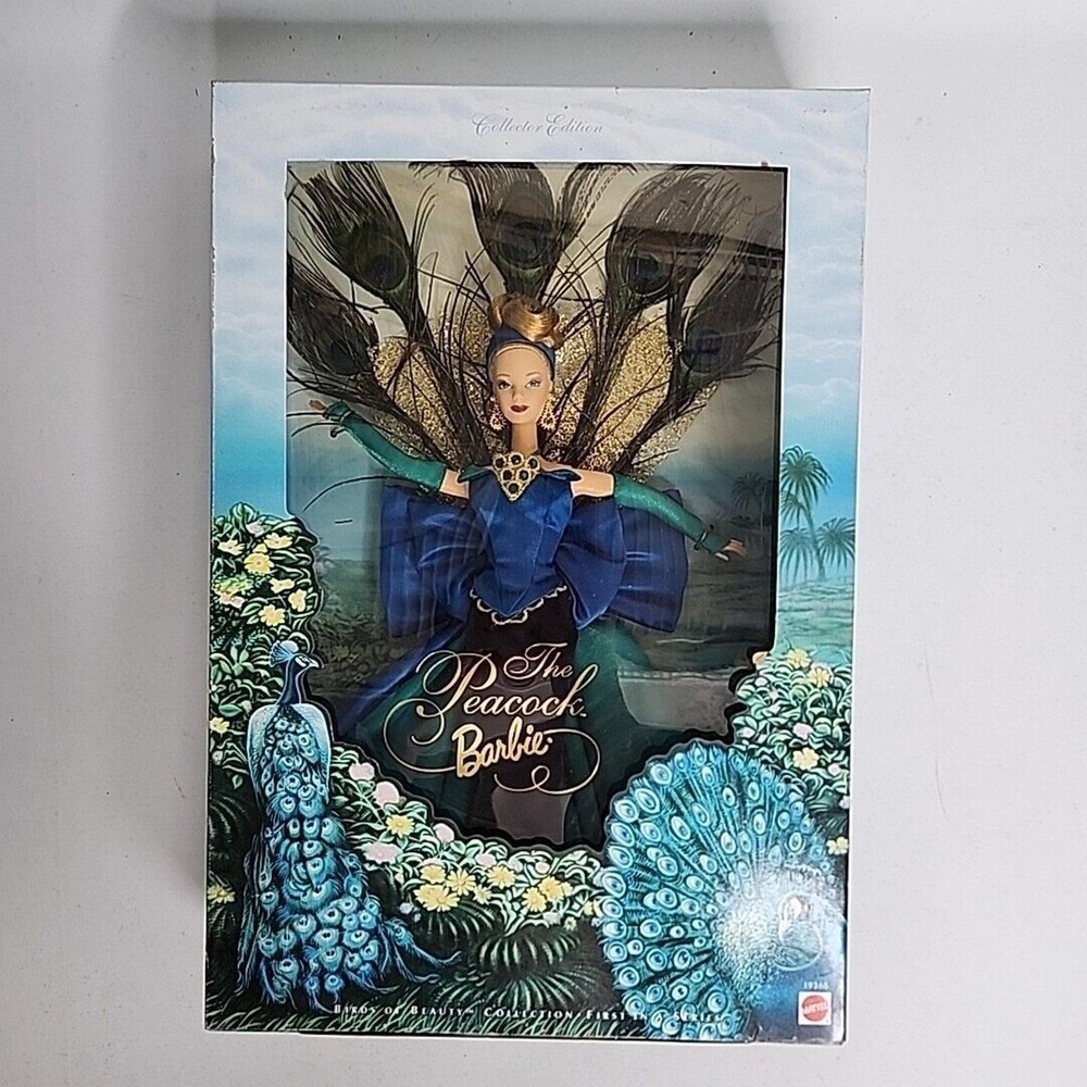 1998 Peacock Barbie Birds of Beauty Collection 1st in Series 19365
